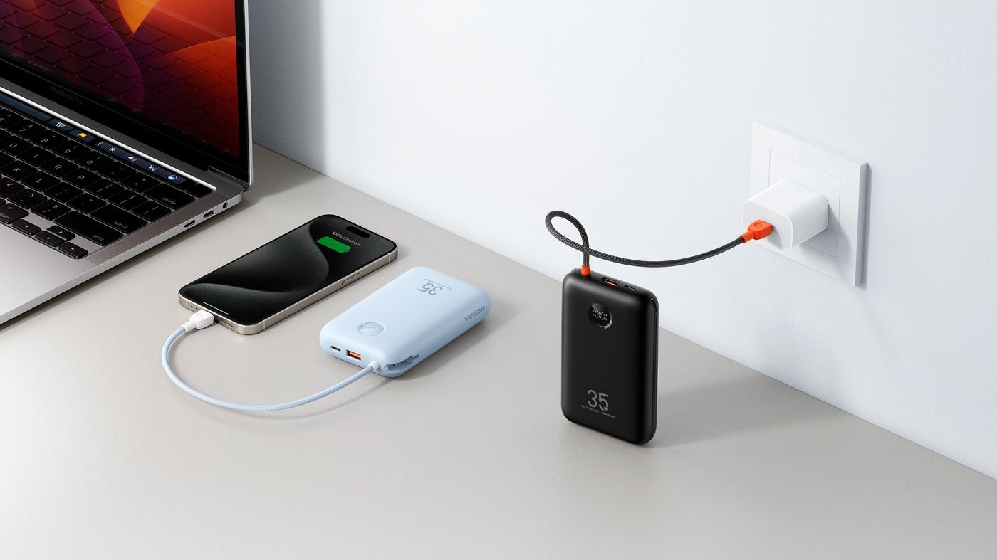 Veger K2 W2068 20.000 mAh Powerbank Zwart