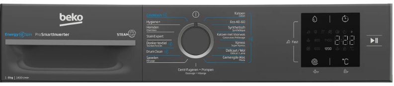 Beko BM3WFT3841A EnergySpin Antraciet