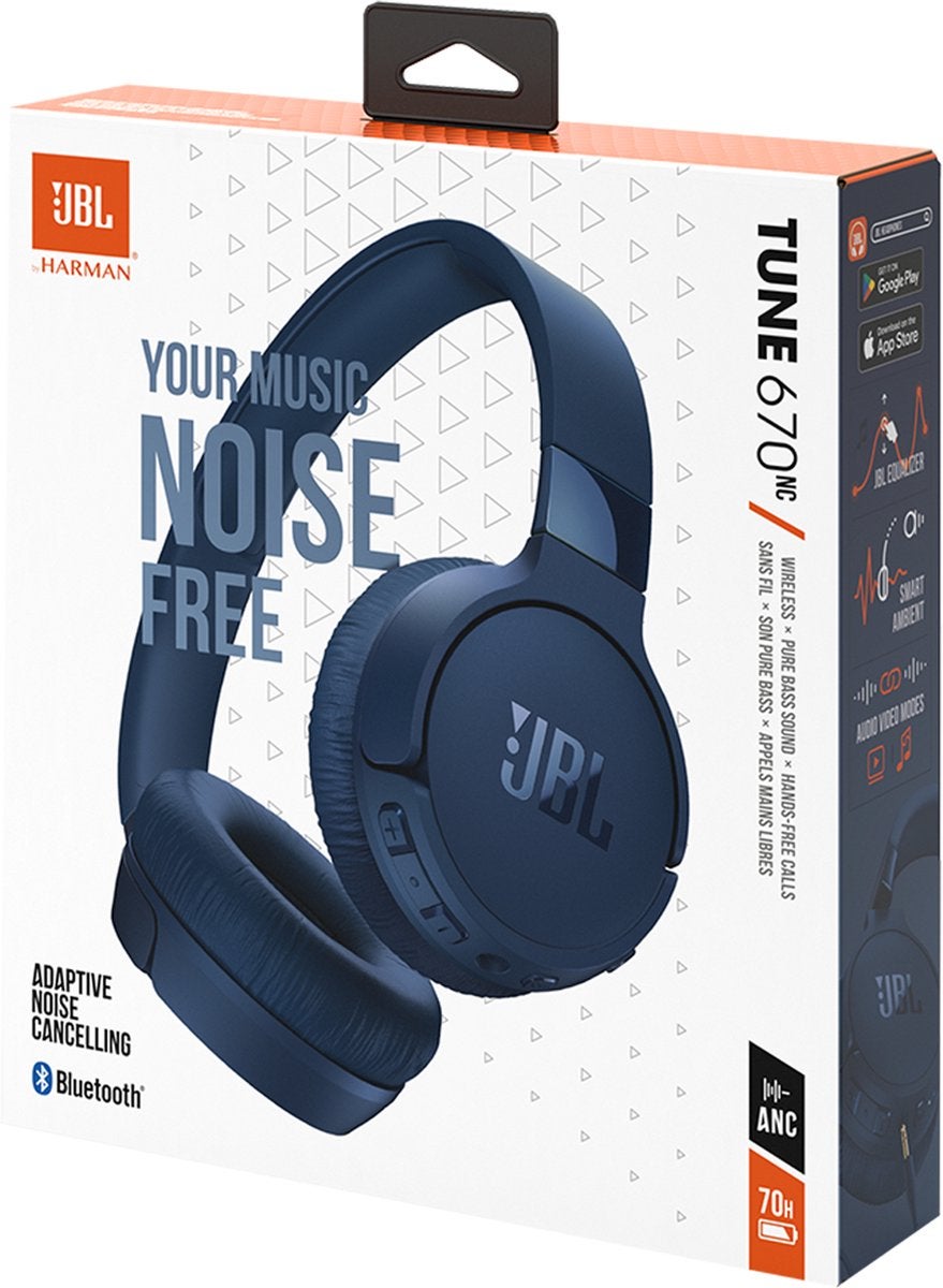 JBL Tune 670NC Blauw