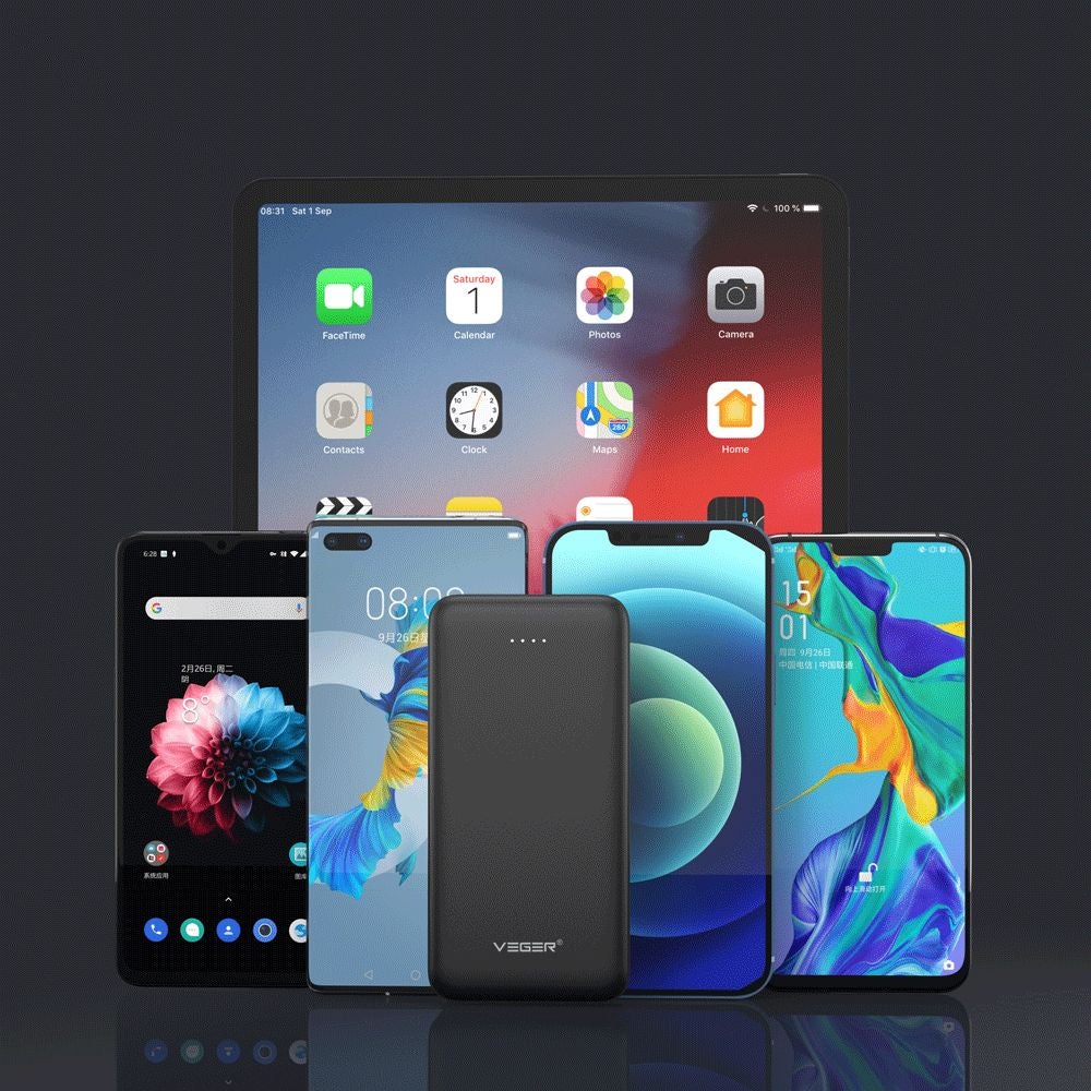 Veger A10 W1065 10.000 mAh Zwart