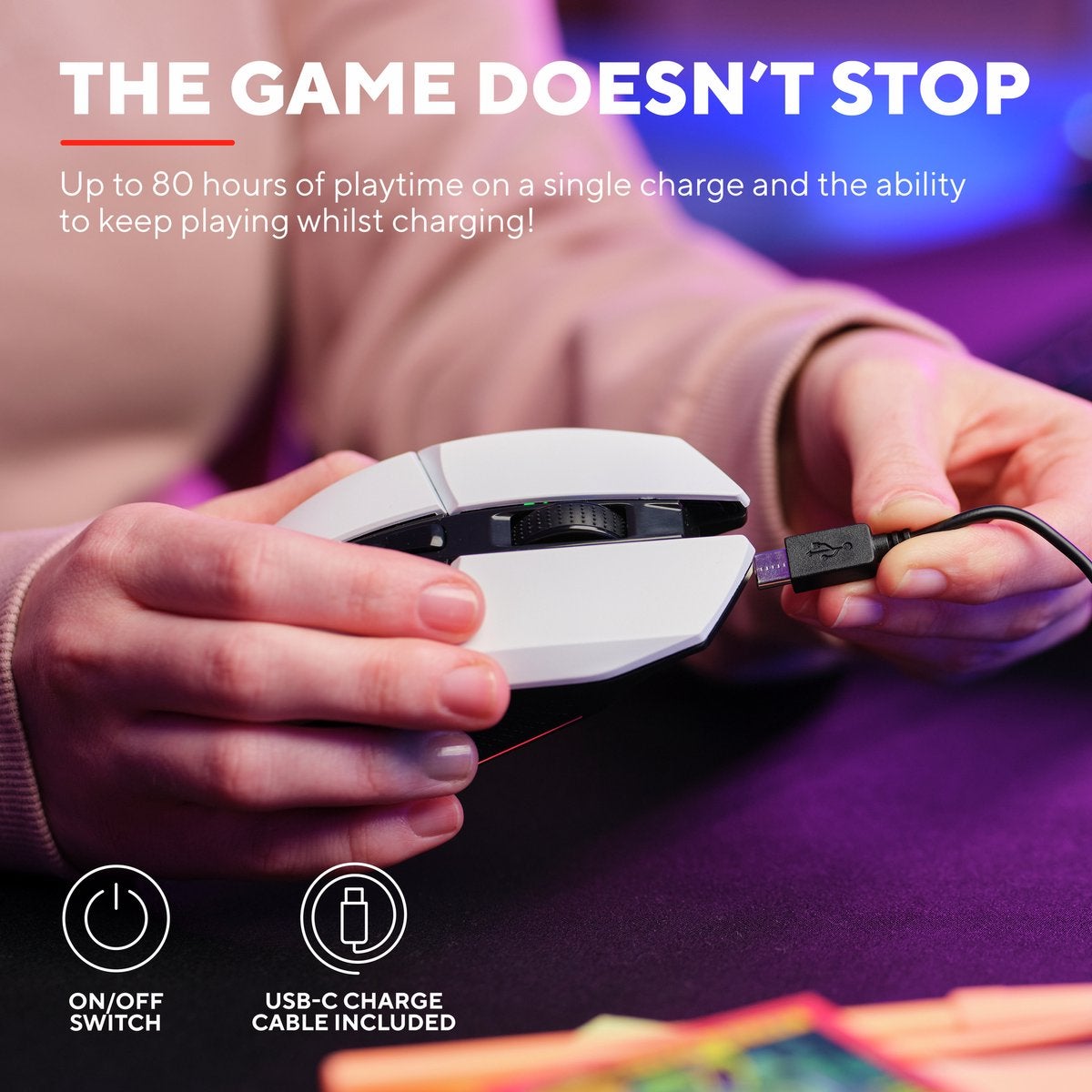 Trust GXT 110W Felox Wit