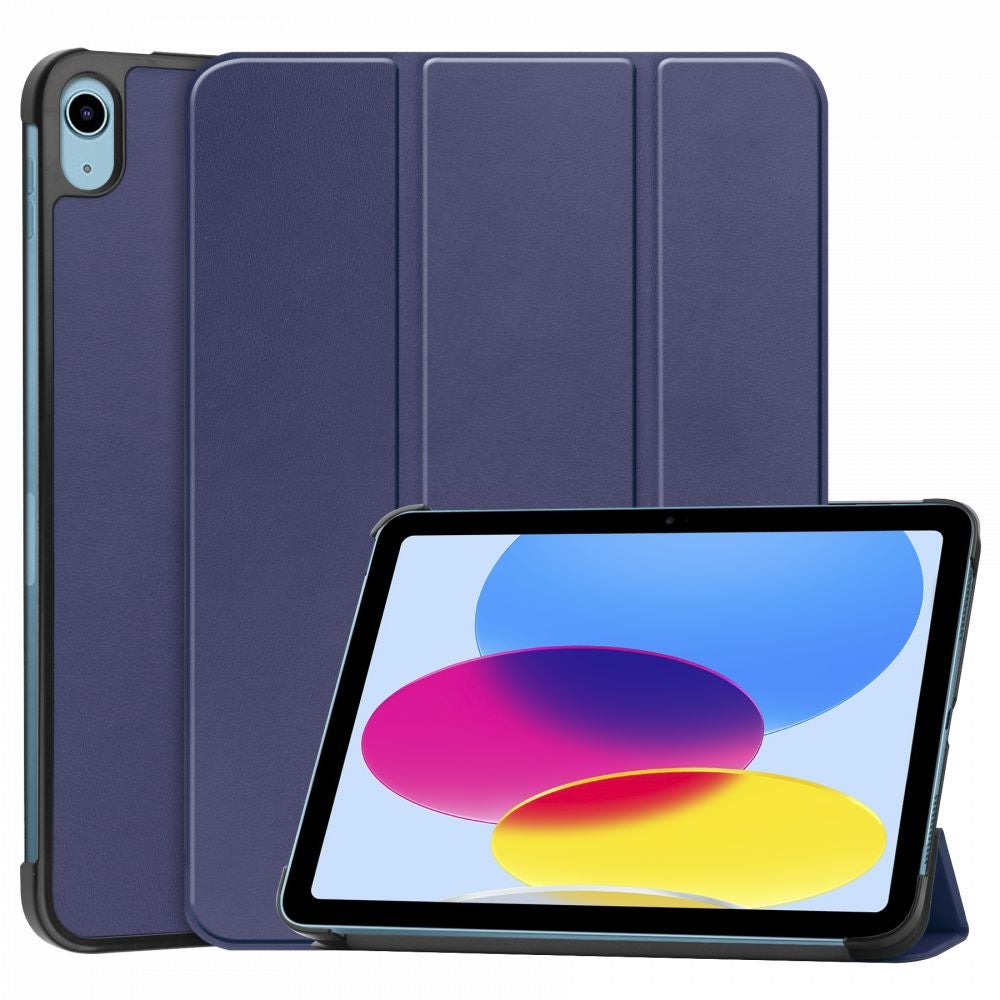 Just in Case Smart Tri-Fold Case - Apple iPad 2022 - Blauw