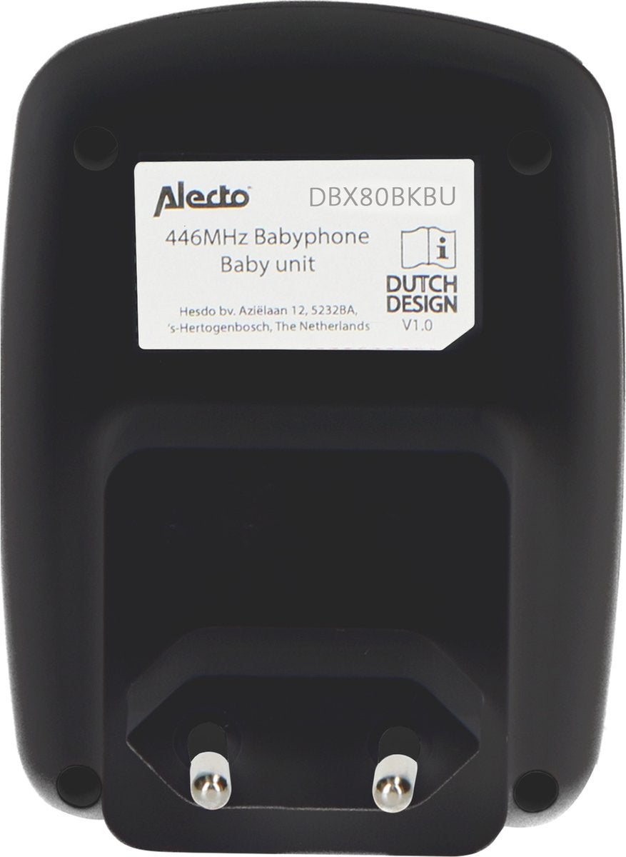 Alecto DBX80BKBU - Extra babyunit voor DBX80BK