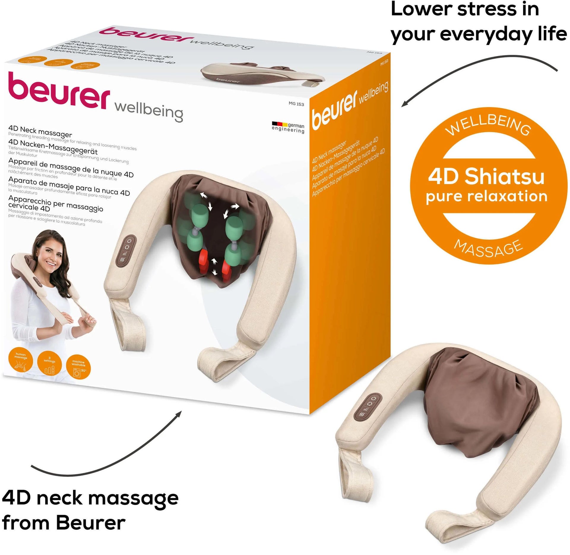 Beurer MG 153 4D-nekmassageapparaat