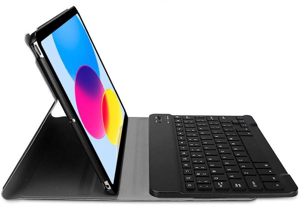 Just in Case Premium Bluetooth Keyboard Cover - Apple iPad 2022 - Zwart