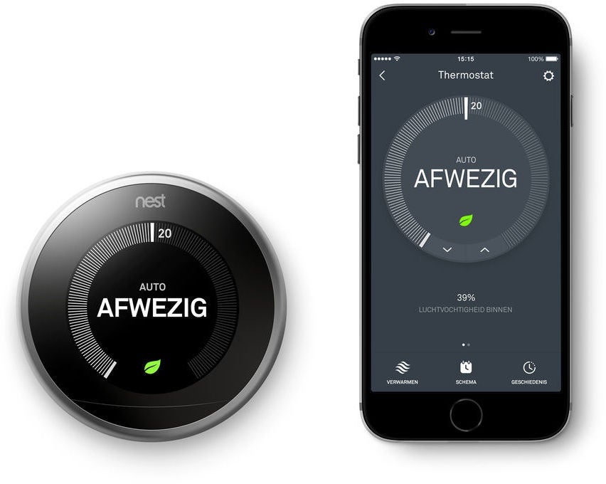 Google Nest Learning Thermostaat V3 Zilver