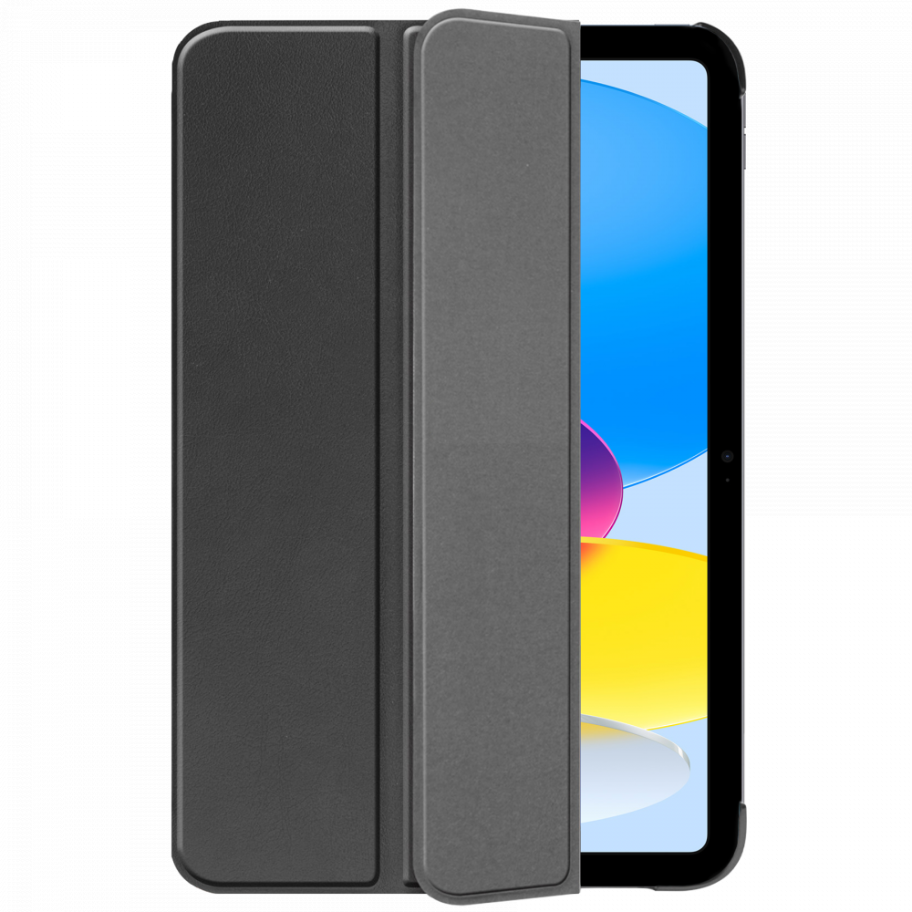 Just in Case Smart Tri-Fold Case - Apple iPad 2022 - Zwart
