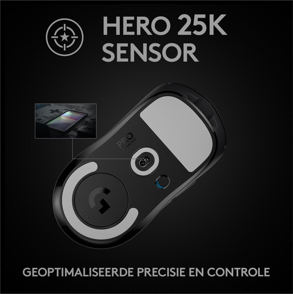 Logitech G Pro X Superlight Zwart
