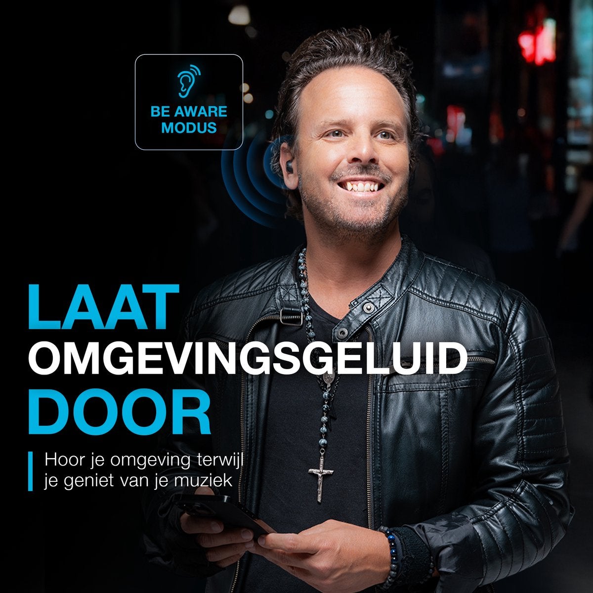 JLab Go Pop ANC TWS Zwart