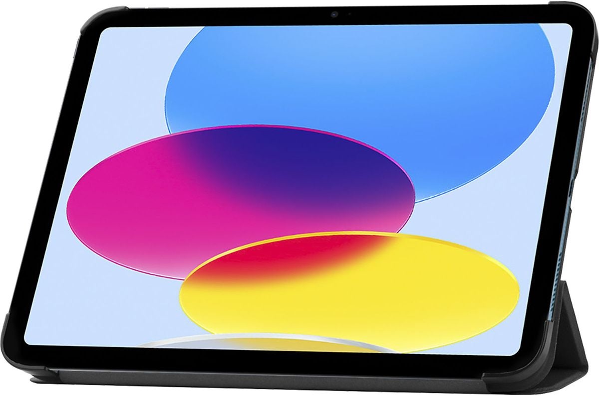 Just in Case iPad 2025 (11th Gen) / iPad 2022 (10th Gen) Smart Tri-Fold Case Zwart