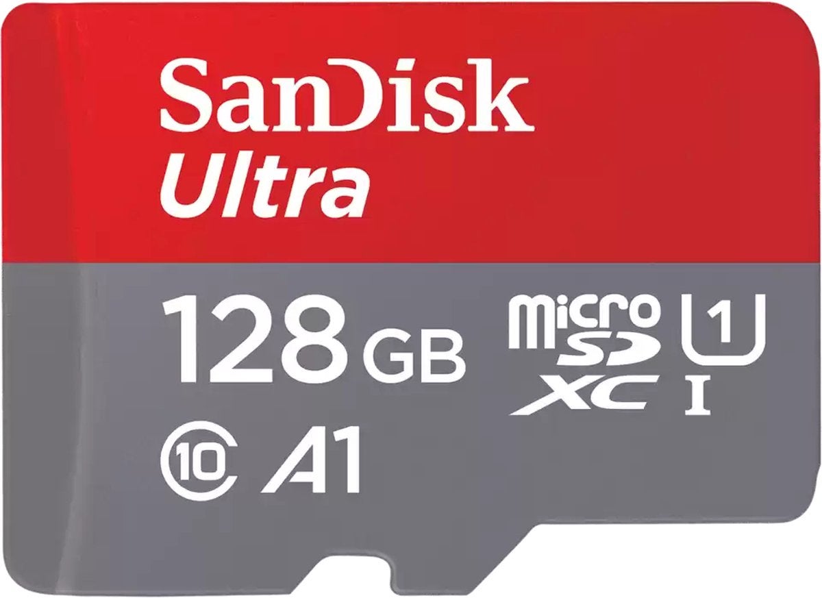 SanDisk Ultra microSDXC 128GB + SD-adapter