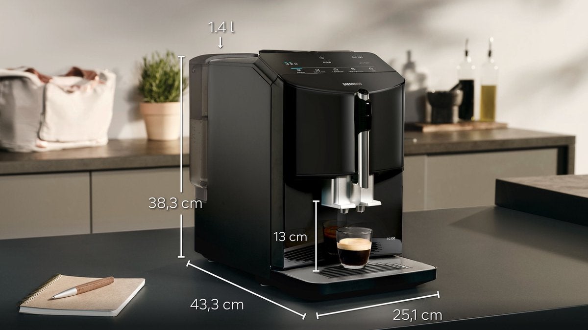 Siemens EQ300 TF301E09 Piano Black