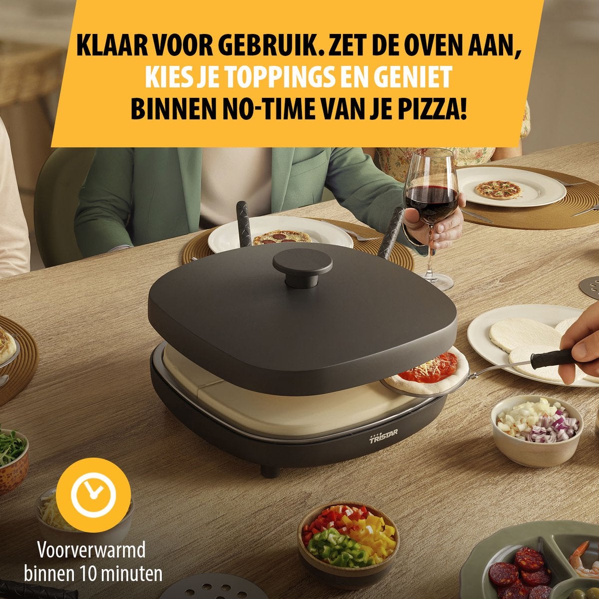 Tristar PZ-9176 Pizza Family 6