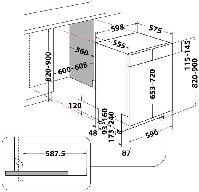 Whirlpool WBC 3C26 X