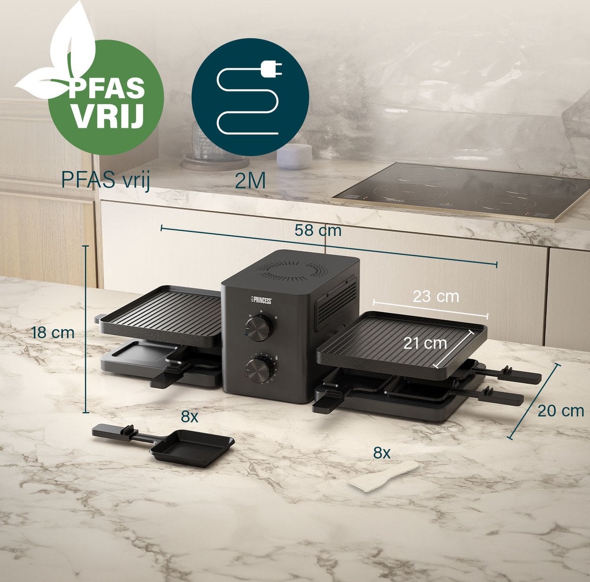 Princess 162660 Raclette Purify