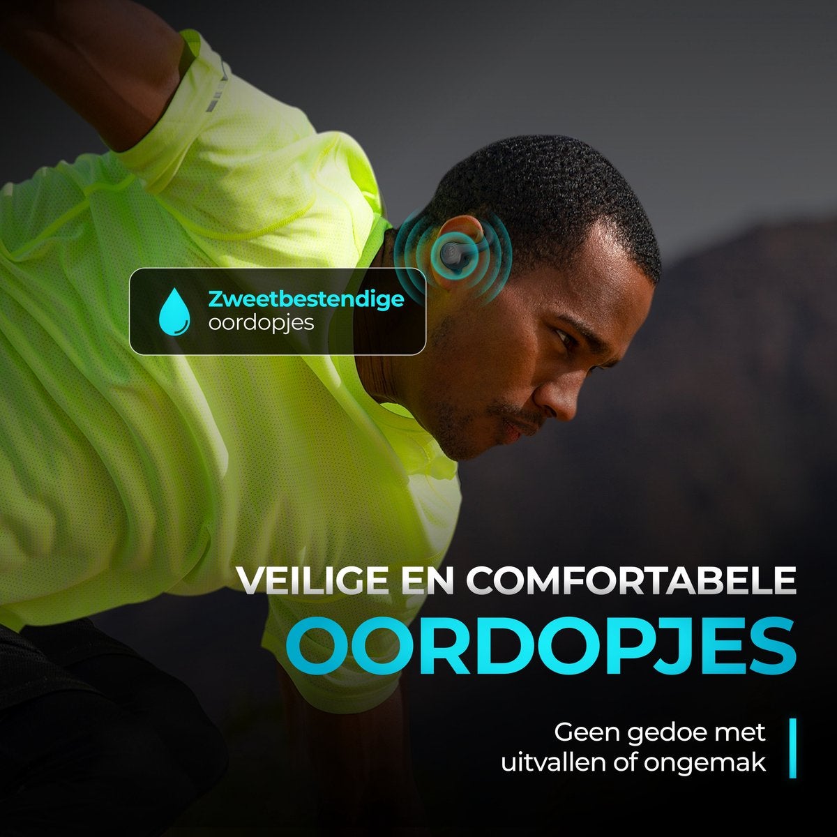 JLab Go Air Sport True Wireless Grafiet