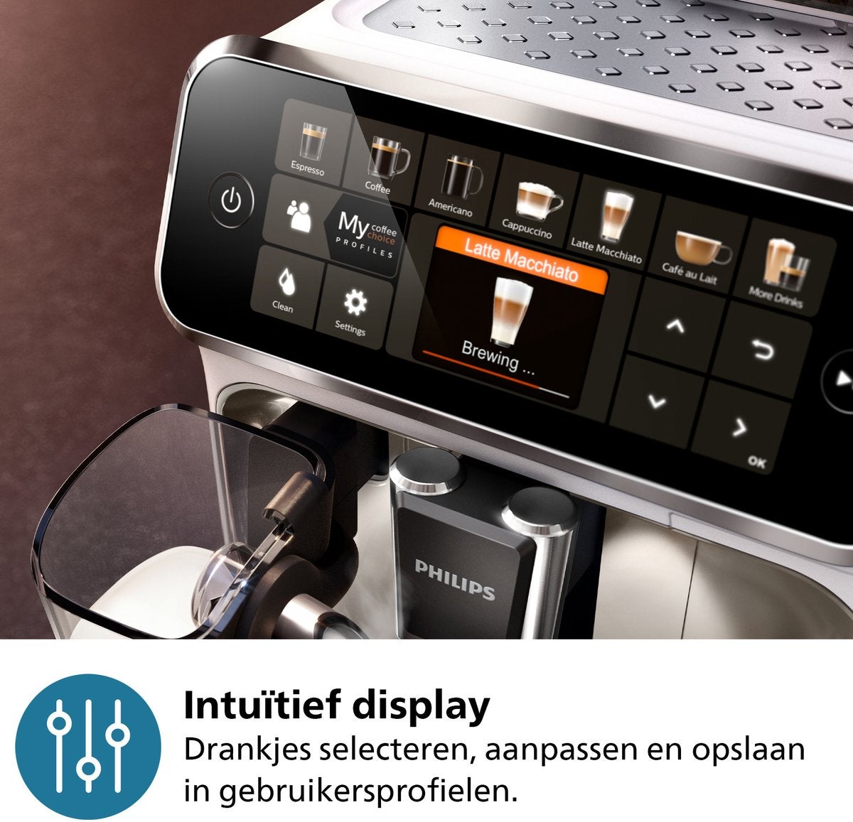 Philips LatteGo Series 5400 EP5447/90 Zwart