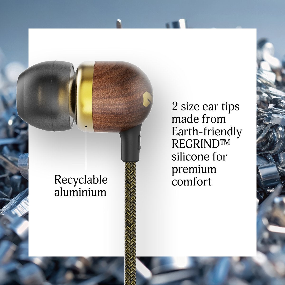 House of Marley Smile Jamaica USB-C Brass