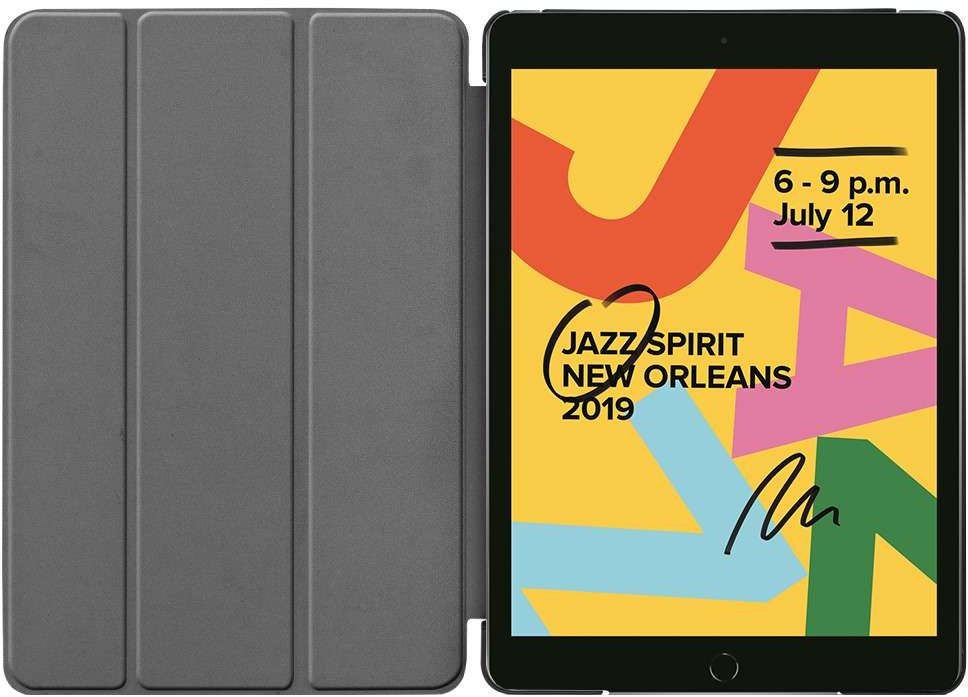 Just in Case Smart Tri-Fold Case - Apple iPad 10.2 - Blauw