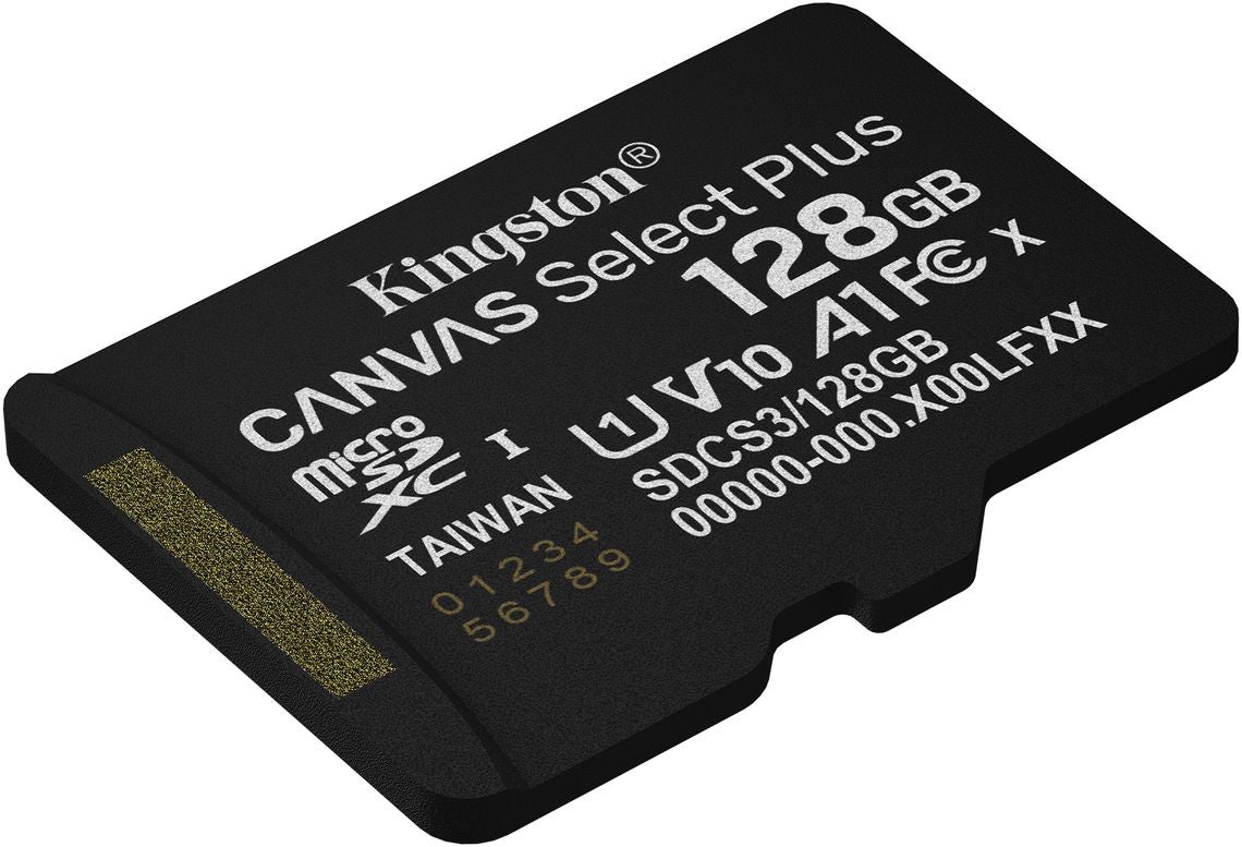 Kingston Canvas Select Plus Gen. 3 microSDXC 128GB met SD-adapter