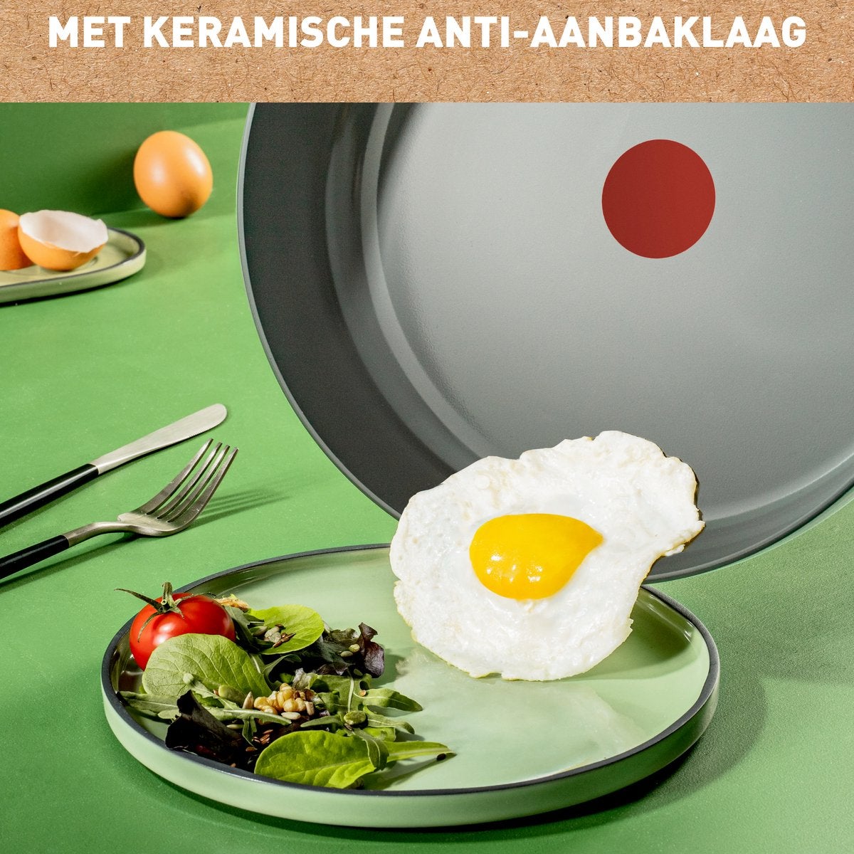 Tefal Renew+ Keramische koekenpan Ø24 cm