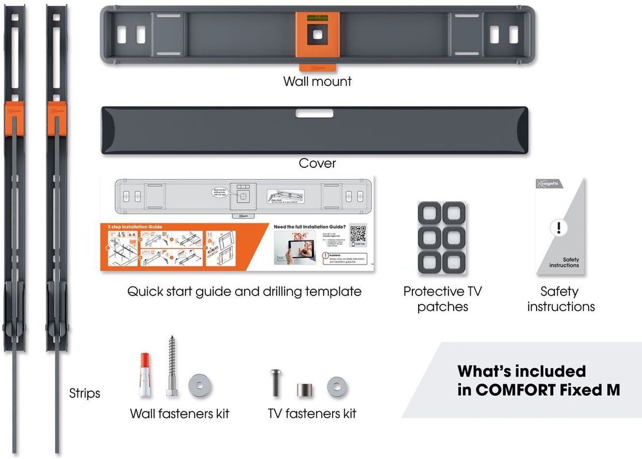 Vogel's TVM 3405 Muurbeugel (37-77 inch)