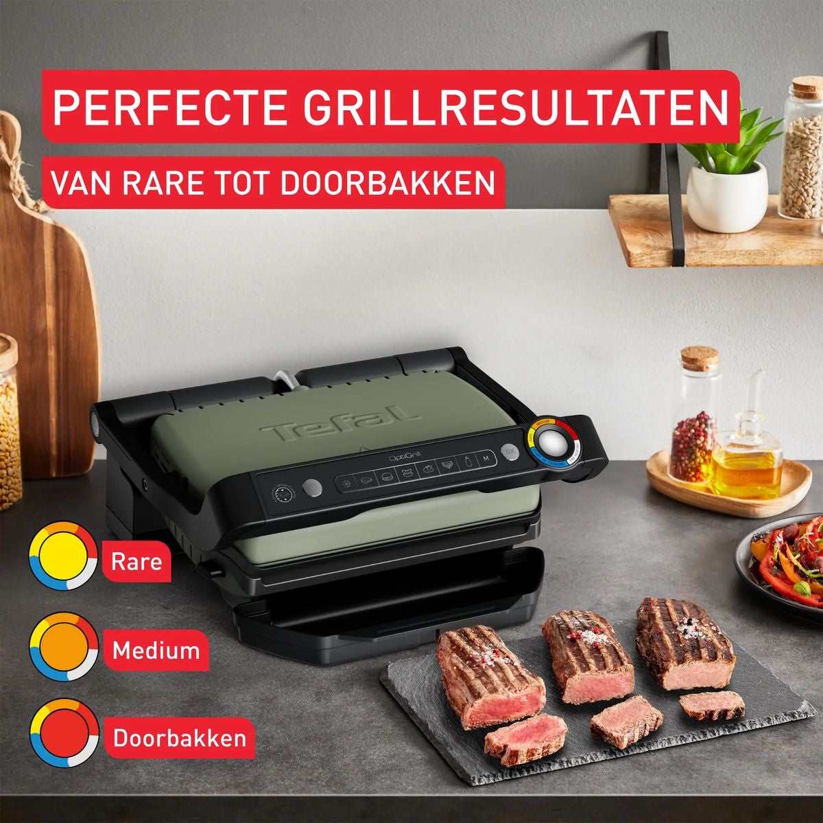 Tefal GC71EL OptiGrill Eco Design