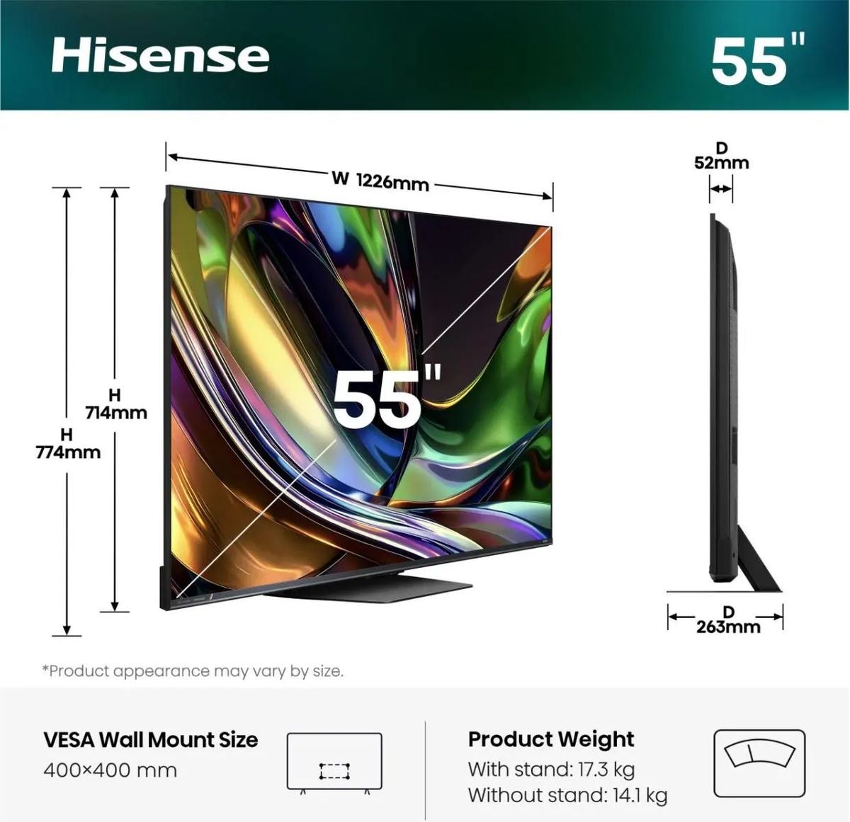 Hisense 55UR8S