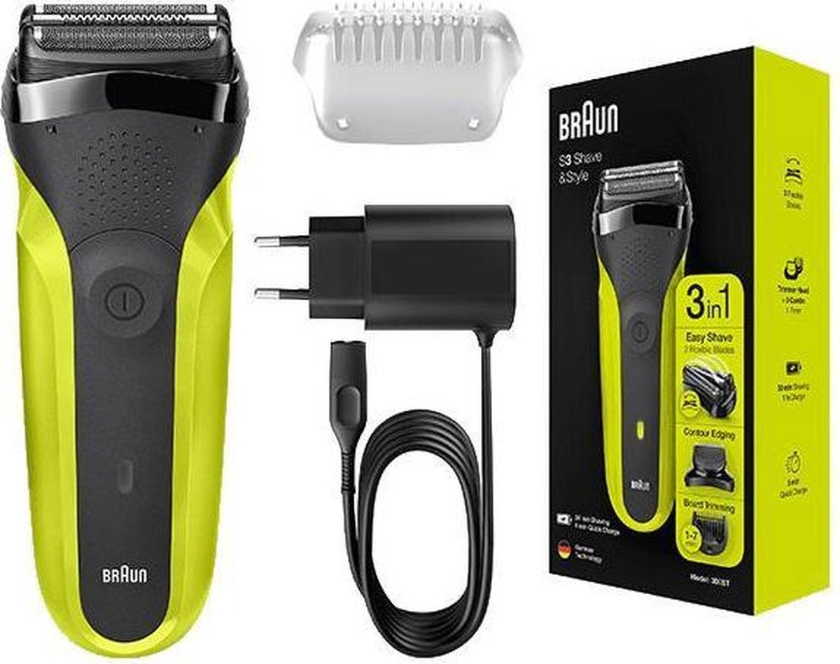 Braun Series 3 Shave&Style 300BT Zwart
