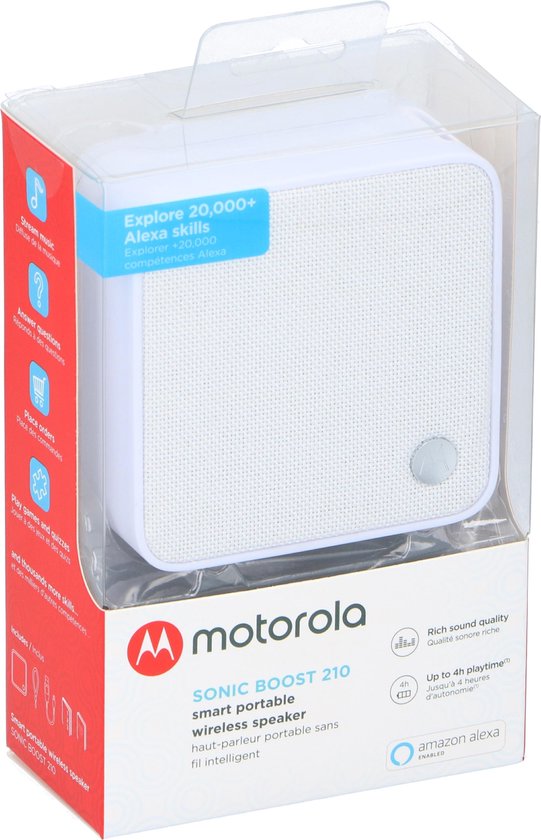 Motorola SonicBoost 210 Bluetooth speaker wit