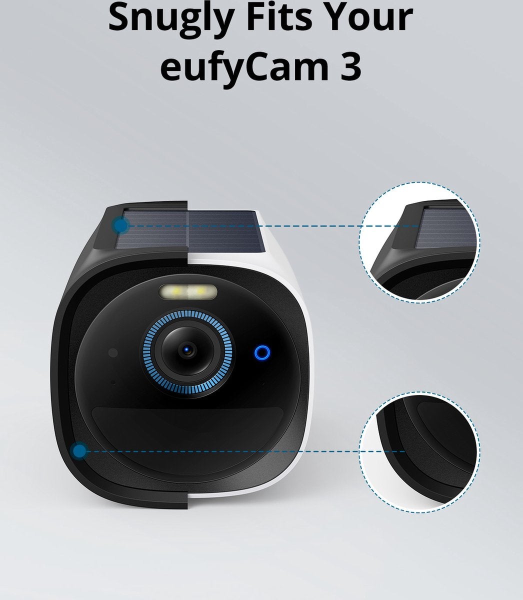 Eufy eufyCam 3 Skin Zwart (2-pack)
