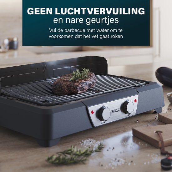 Princess 112254 Elektrische barbecue en tafelgrill
