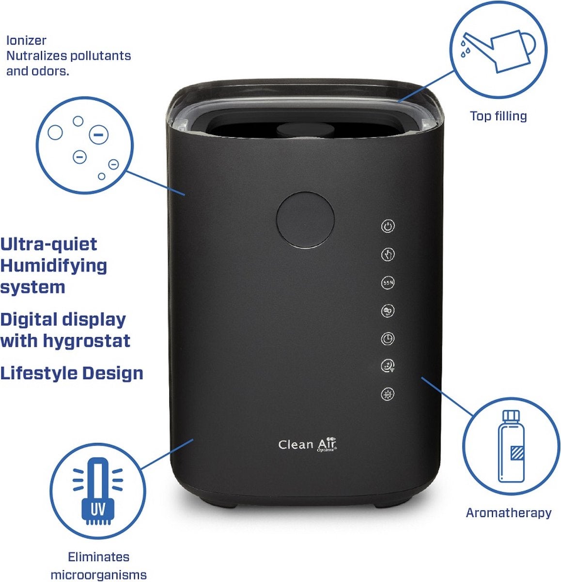 Clean Air Optima CA-604B Smart Zwart