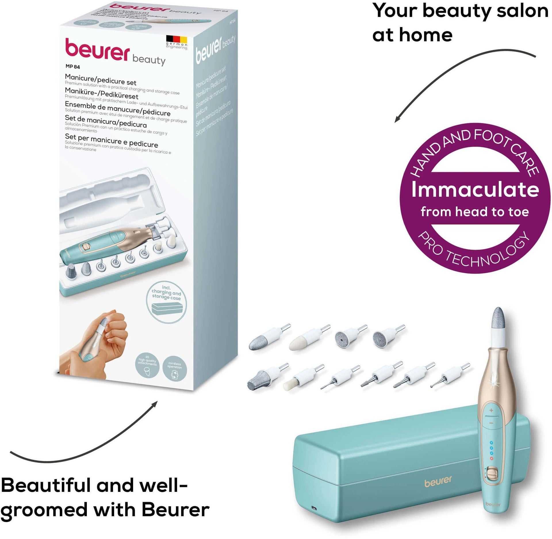 Beurer MP 84 Manicure-/ pedicureset