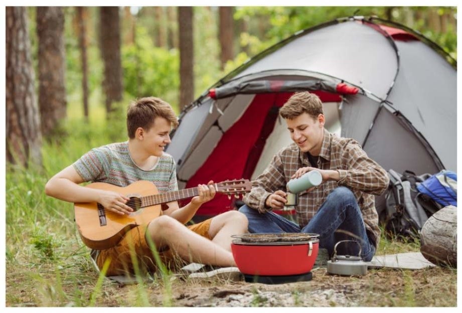 Feuerdesign Teide Rood