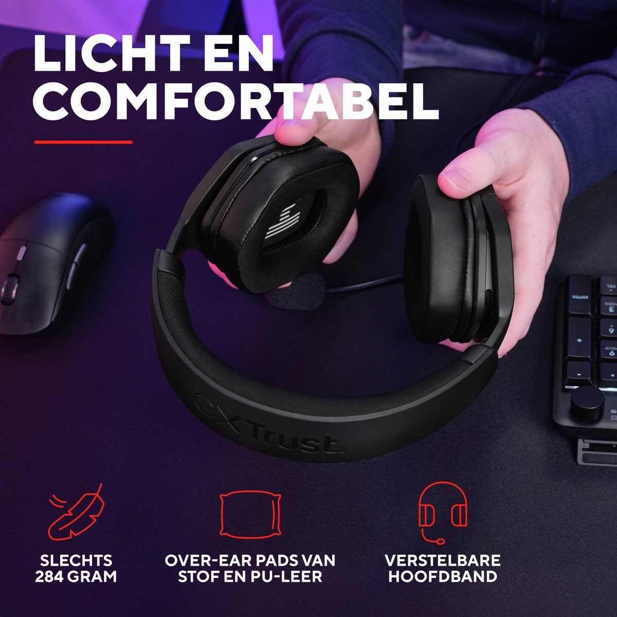 Trust GXT492 Carus Zwart