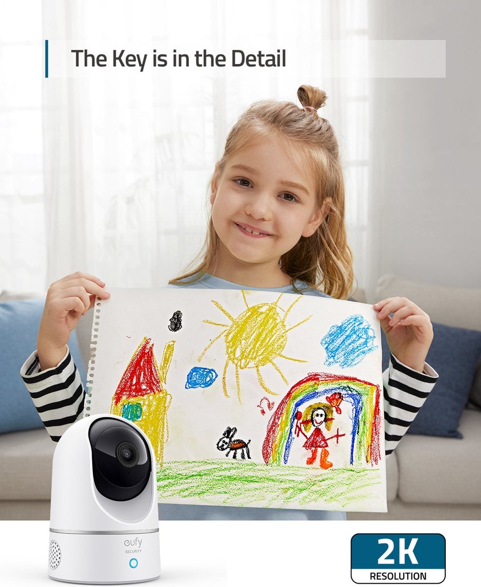 Eufy Indoor Cam 2K Pan & Tilt