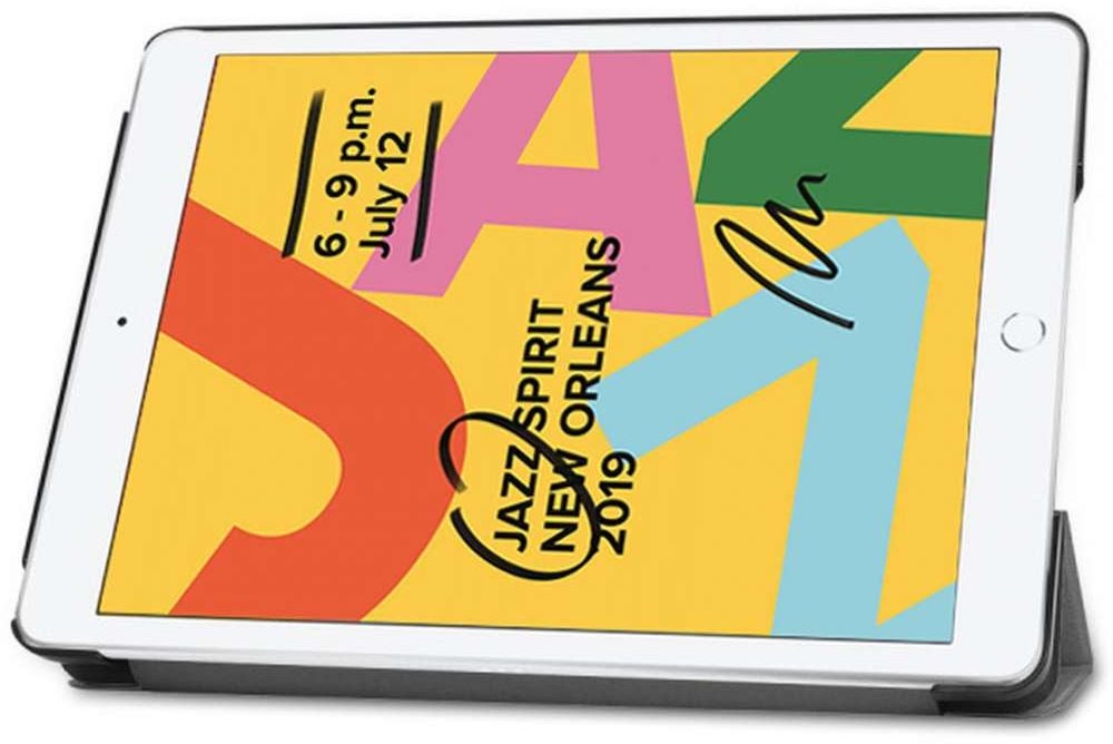 Just in Case Smart Tri-Fold Case - Apple iPad 10.2 - Grijs