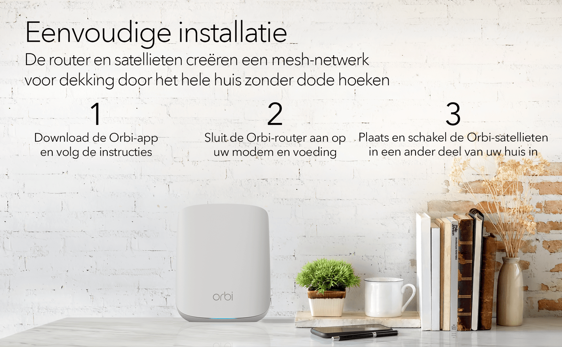 Netgear Orbi RBK353 Multiroom WiFi 6 Mesh systeem