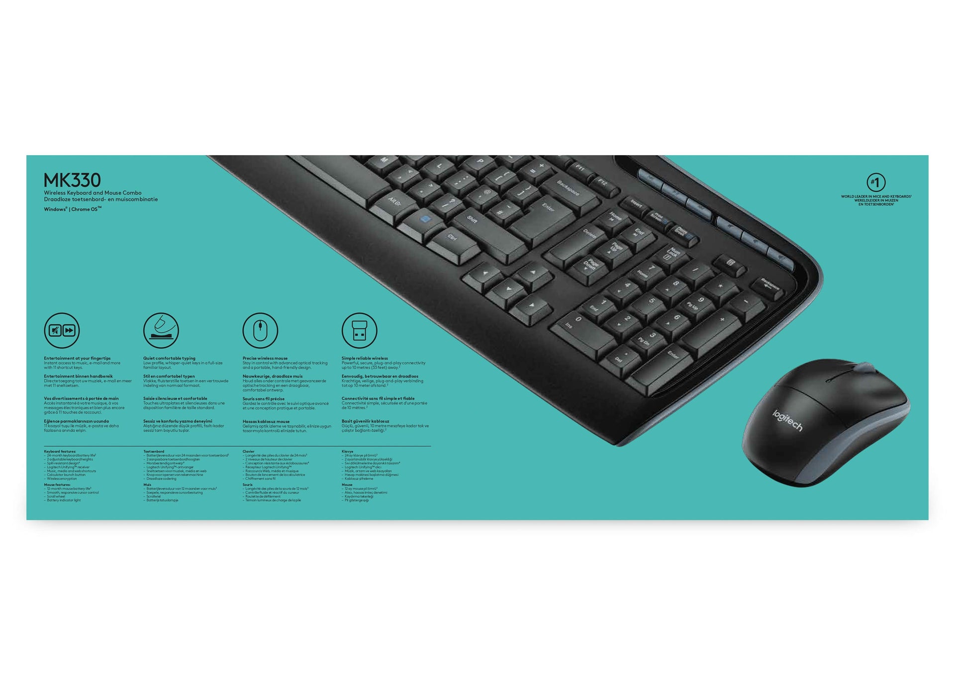 Logitech MK330 Wireless Combo
