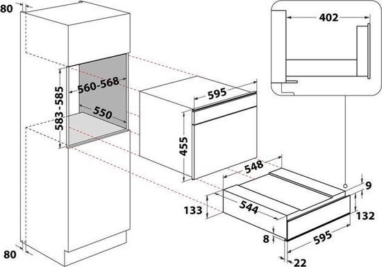 Whirlpool WD 142 IX Warmhoudlade