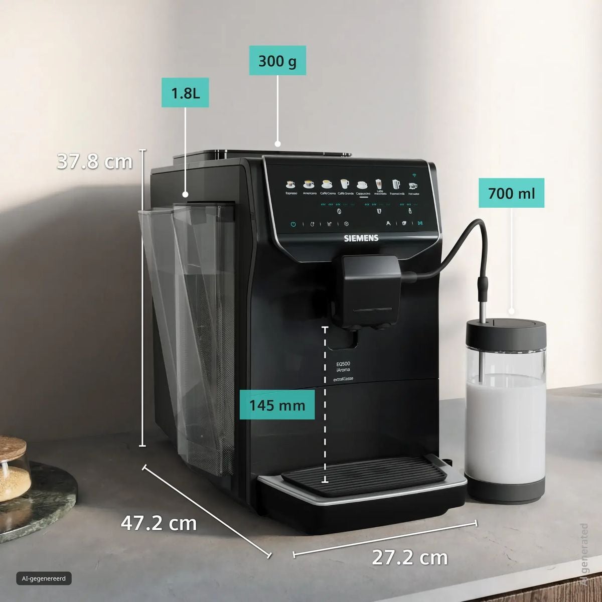 Siemens TP555EF5 EQ500 iAroma extraKlasse