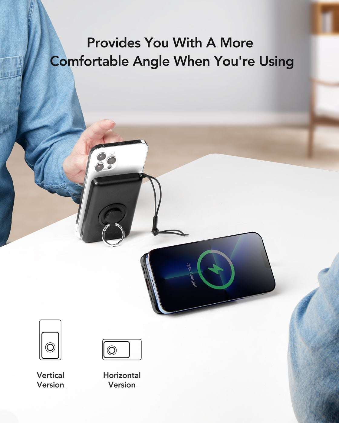 Veger MagOn W1151 10.000mAh Powerbank Zwart