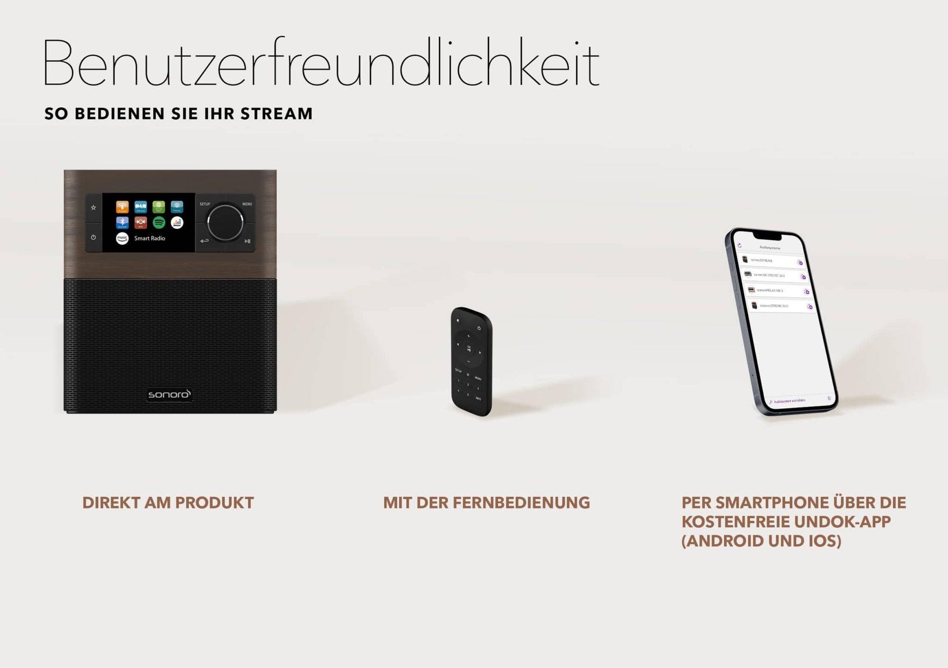 Sonoro Stream X Walnut/Black