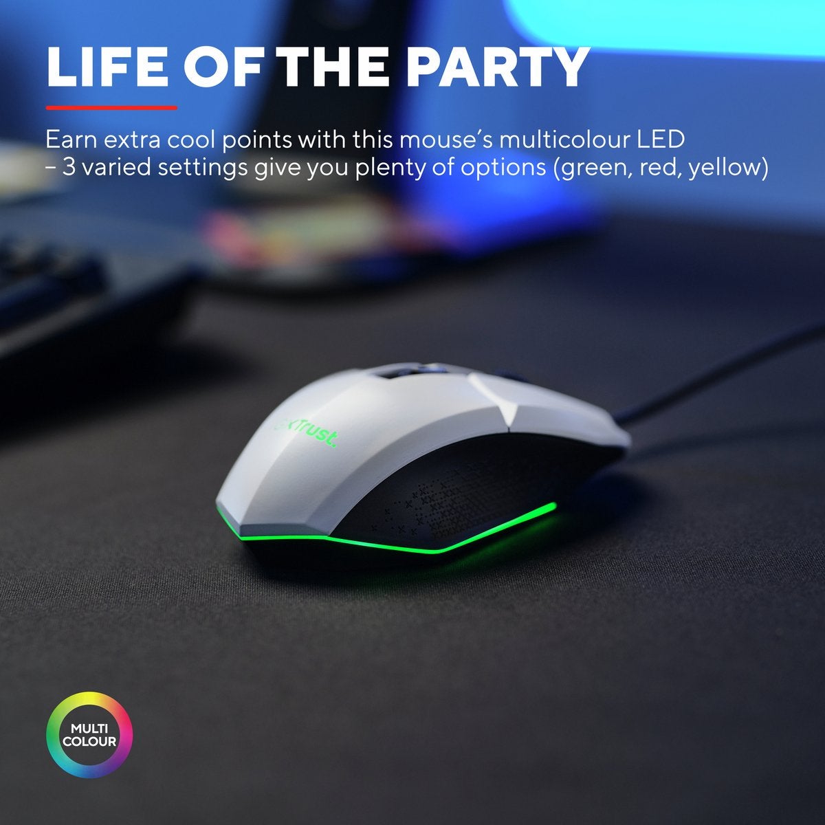 Trust GXT 109W Felox Wit