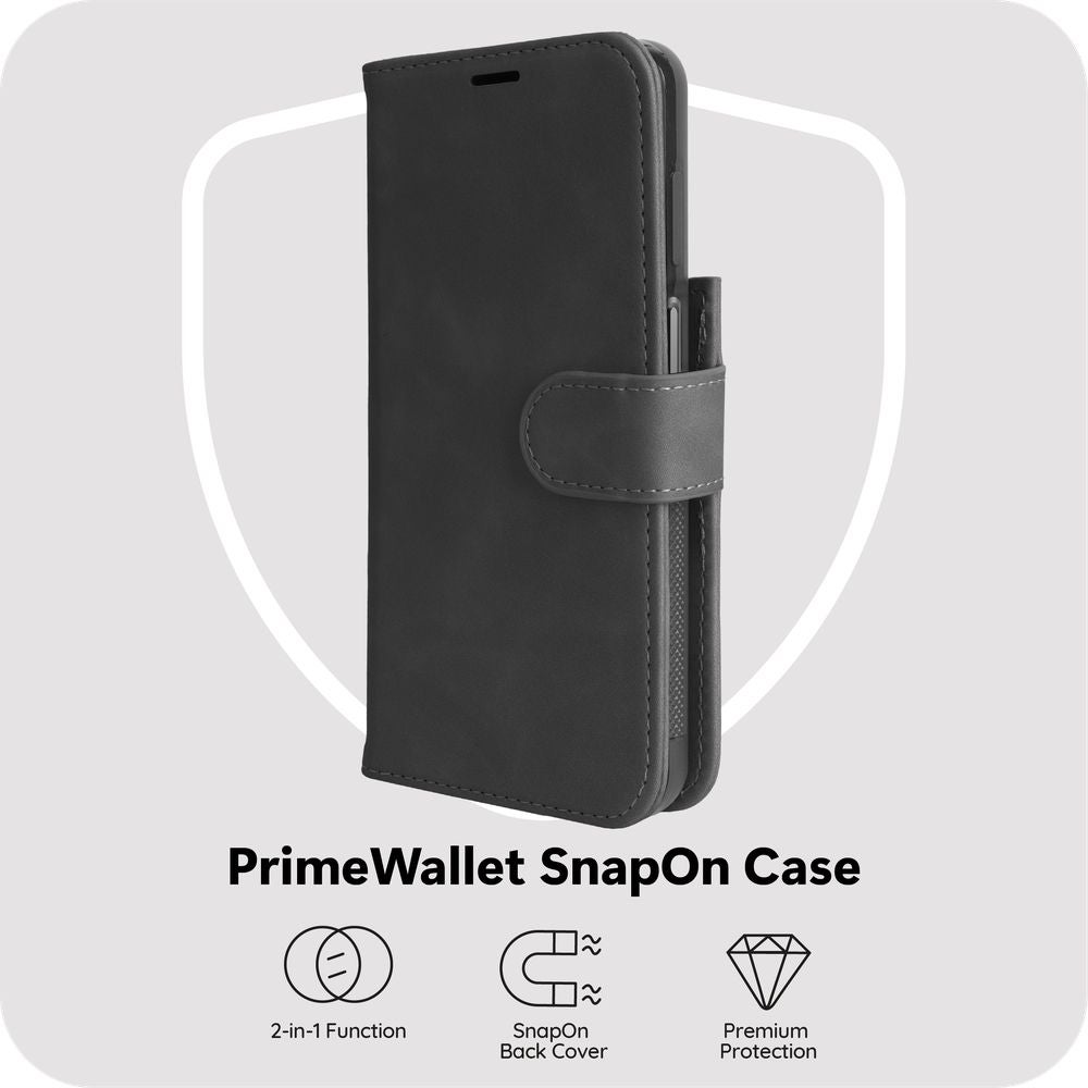 Just in Case PrimeWallet Case Samsung Galaxy A57 PU leer Zwart