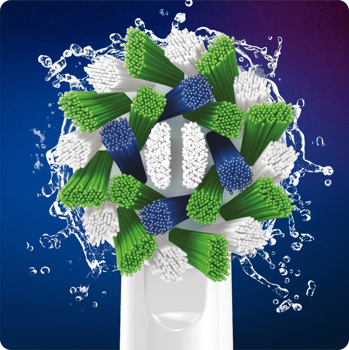 Oral-B CrossAction opzetborstels met CleanMaximiser (4 stuks)