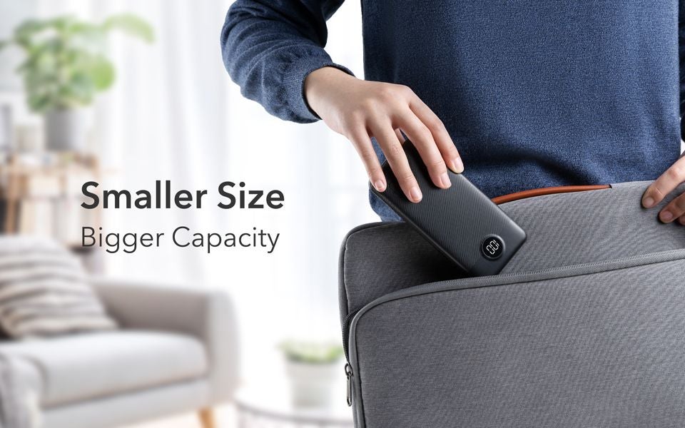 Veger L10S W1105PDB 10.000 mAh Powerbank Zwart