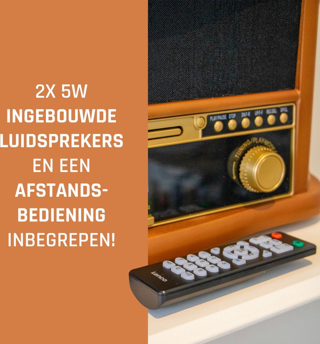 Lenco Classic Phono TCD-2571WD