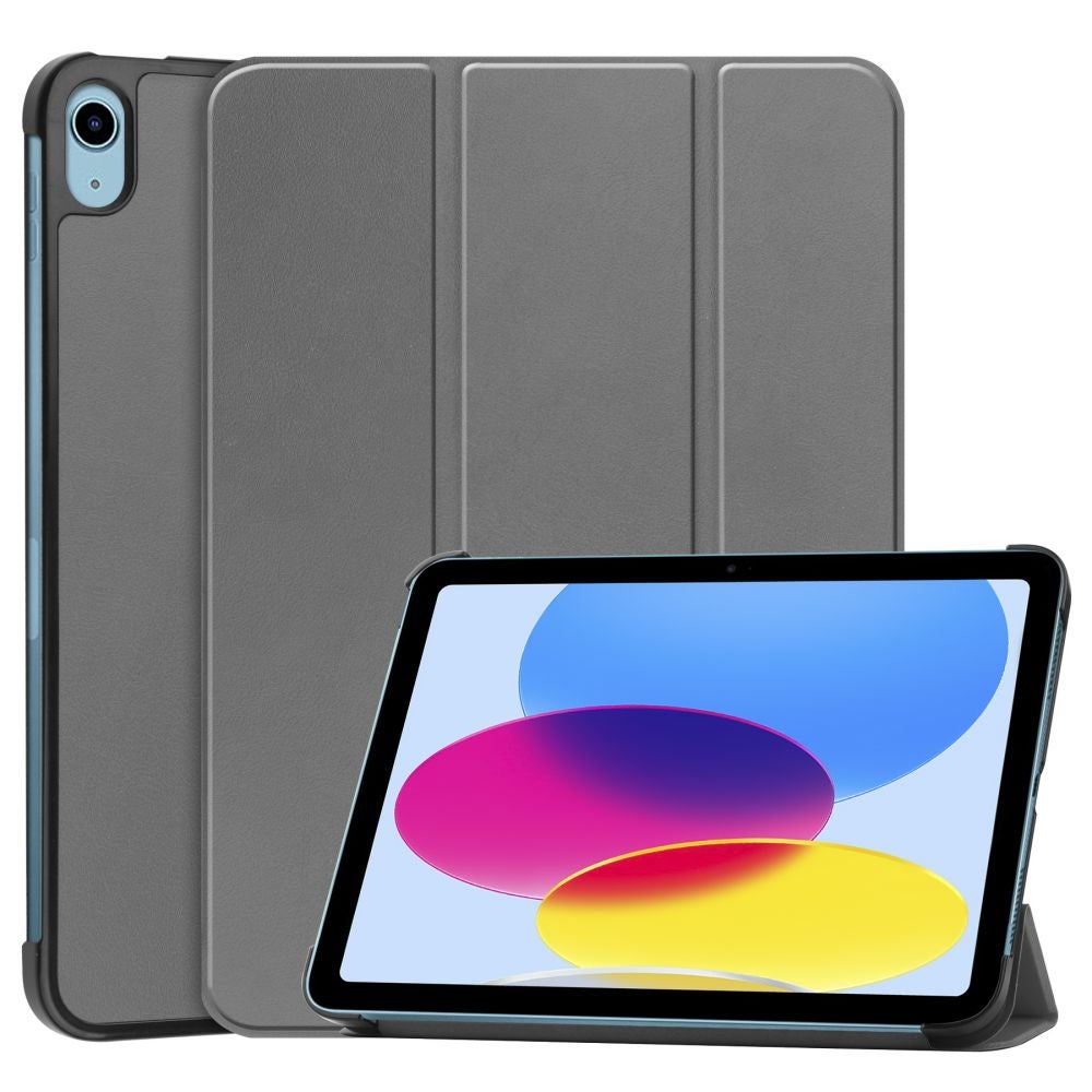 Just in Case Smart Tri-Fold Case - Apple iPad 2022 - Grijs